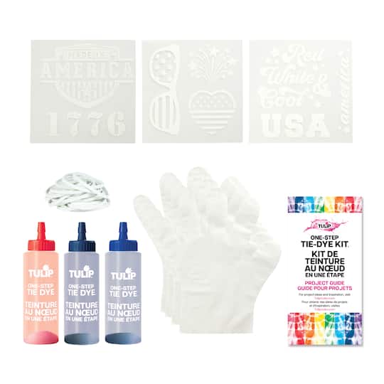 Tulip® Americana Tie-Dye Iron-On Transfers Kit